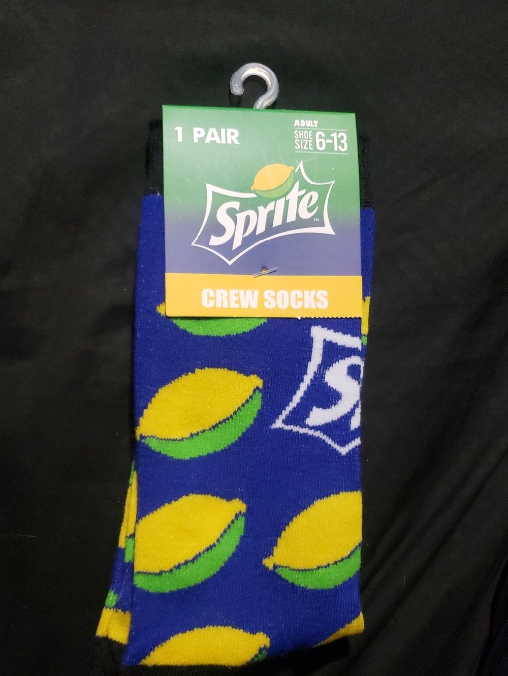 🤯3/$12 Sprite Soda Crew Socks New Unisex